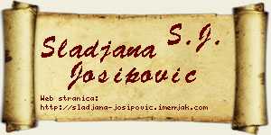 Slađana Josipović vizit kartica